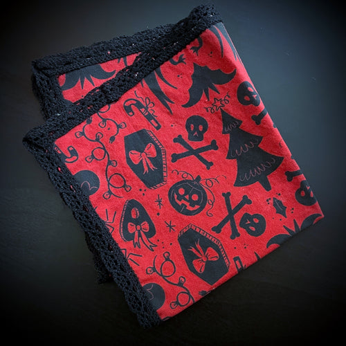 Haunted Holiday Handkerchief
