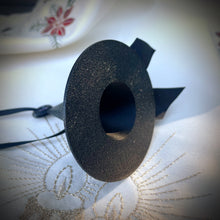 Load image into Gallery viewer, Black Gothic Witch&#39;s Hat Ornament