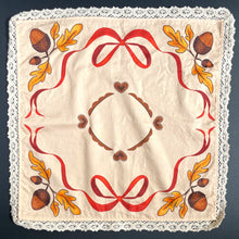 Load image into Gallery viewer, Acorn Flourish Cloth Napkin / Altar Cloth
