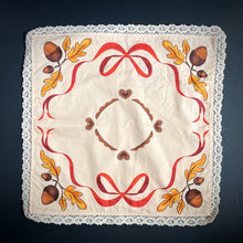 Load image into Gallery viewer, Acorn Flourish Cloth Napkin / Altar Cloth