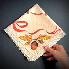 Load image into Gallery viewer, Acorn Flourish Cloth Napkin / Altar Cloth