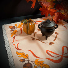 Load image into Gallery viewer, Acorn Flourish Cloth Napkin / Altar Cloth