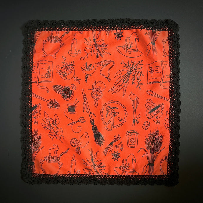 Kitchen Witchery Tea Towel / Cloth Napkin