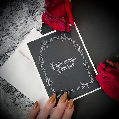 I Will Always Love You - Flat Card