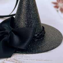 Load image into Gallery viewer, Black Gothic Witch&#39;s Hat Ornament