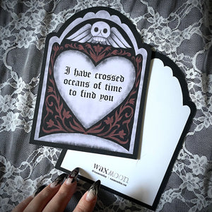 Oceans of Time Die Cut Card