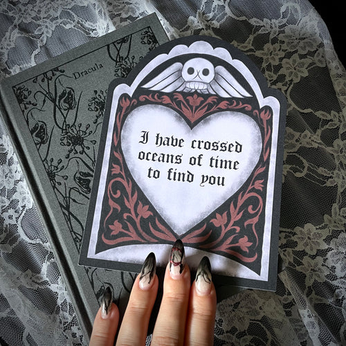 Oceans of Time Die Cut Card