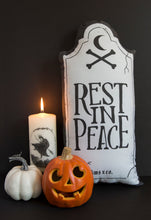 Load image into Gallery viewer, Irregular Rest In Peace - Large Gravestone Pillow
