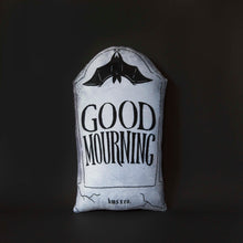 Load image into Gallery viewer, Irregular Good Mourning - Large Gravestone Pillow