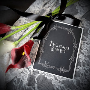 I Will Always Love You - Flat Card