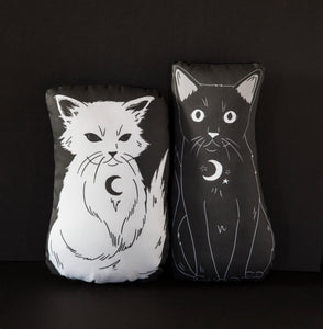 Shadow - Familiars Black Cat Mini Pillow