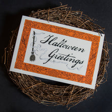 Load image into Gallery viewer, Halloween Greetings Large Postcard