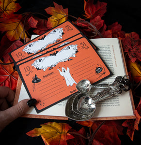 Halloween Recipe Card Set - Set of 5