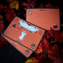 Load image into Gallery viewer, Halloween Recipe Card Set - Set of 5