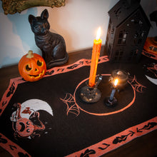 Load image into Gallery viewer, Pumpkins Grin Woven Tapestry Runner
