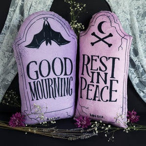 Pastel Purple Good Mourning Pillow