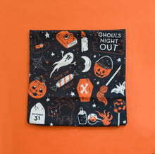 Load image into Gallery viewer, Ghouls Night Out - Velvet Pillow Cover