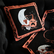 Load image into Gallery viewer, Pumpkins Grin Woven Tapestry Runner