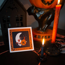 Load image into Gallery viewer, Pumpkins Grin Greeting Card