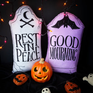Pastel Purple Good Mourning Pillow
