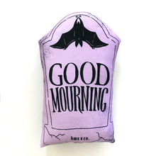 Load image into Gallery viewer, Pastel Purple Good Mourning Pillow