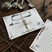 Load image into Gallery viewer, Kitchen Witchery Recipe Card Set - Set of 5