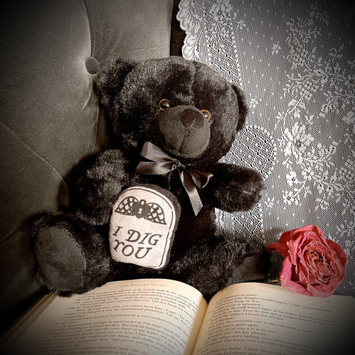 I Dig You Large Black Teddy Bear