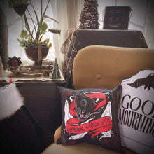 Load image into Gallery viewer, Summoning the Holiday Spirit Throw Pillow