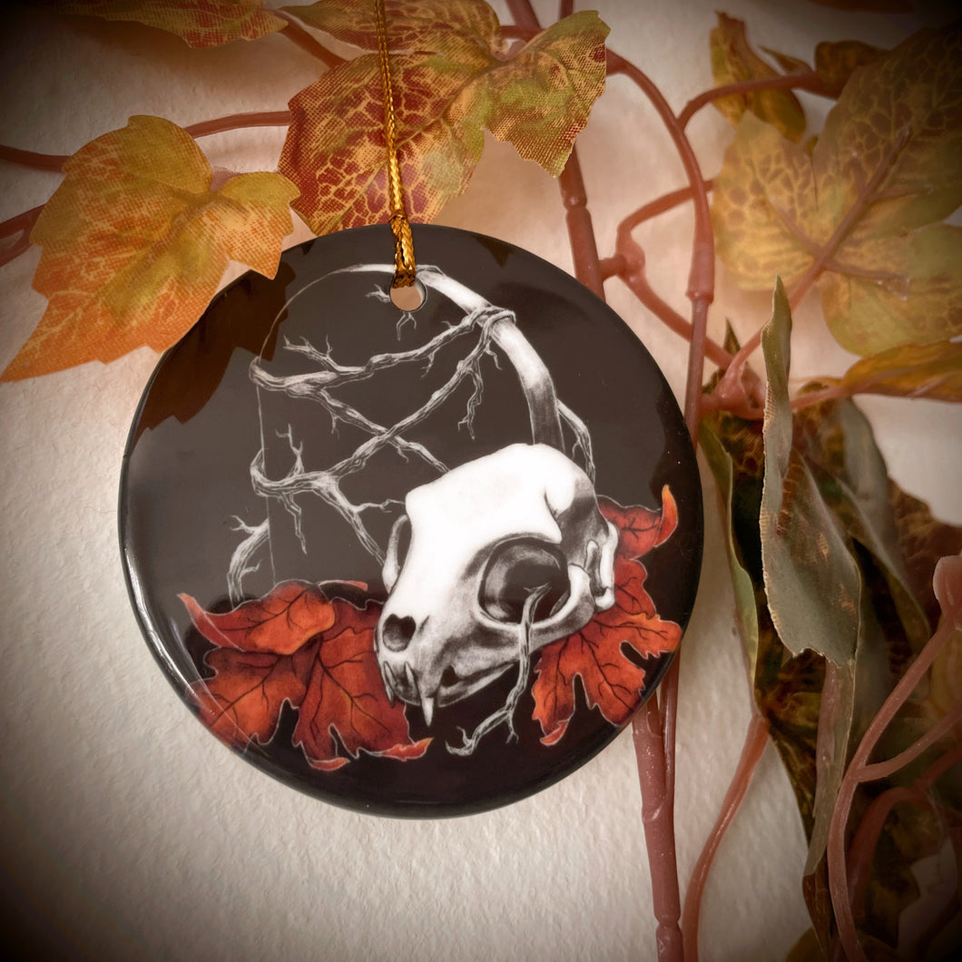 Death of Seasons Ceramic Ornament