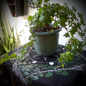 Green Witch Altar Cloth / Bandana