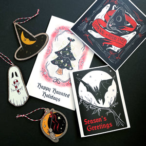 Black Summoning Spirit Greeting Card