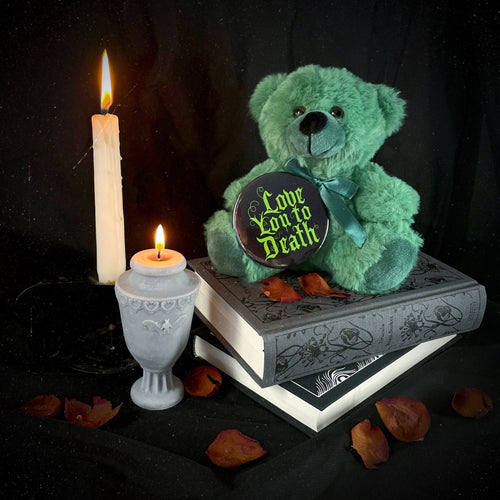 Love You To Death - Green Valentine's Teddy Bear
